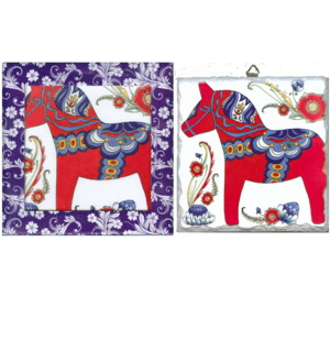 Red Dalahorse Deluxe Tile Red Dalahorse Deluxe Tile